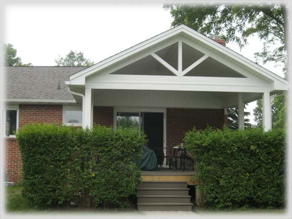 porches metal roofs and vinyl railings