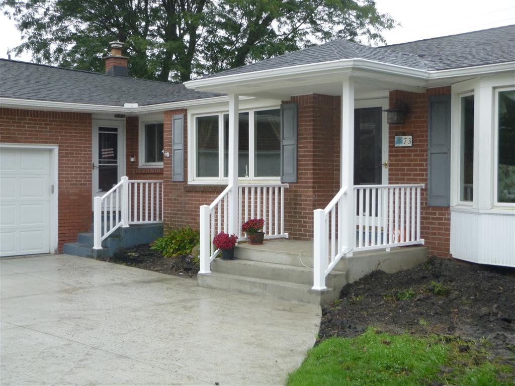 vinyl porch stairs builders